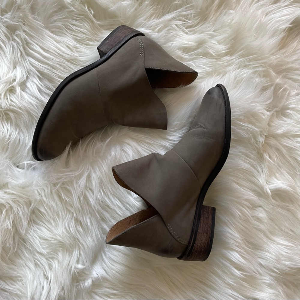 Steve Madden Gray Wila Ankle Bootie